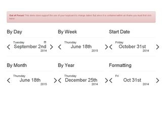 Bootstrap calendar
