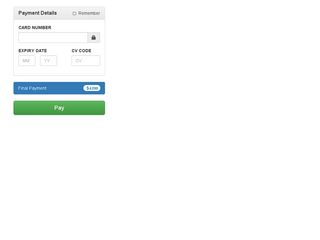 Bootstrap payment form and checkout