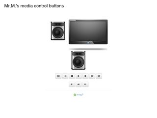 Media control buttons