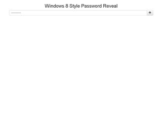 Windows 8 style password reveal